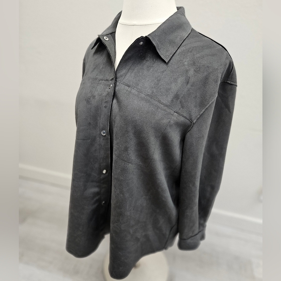 TRUTH by REPUBLIC Faux Leather Jacket Women's 2X BRAND NEW - Picture 1 of 8